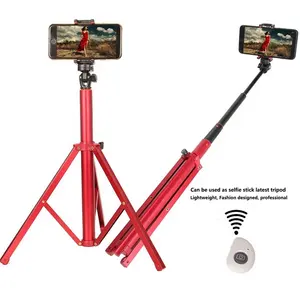 Universal Mini Desktop Video Kamera Tripod Berdiri Tripod Pemegang Selfie Stick Tripod untuk Smartphone