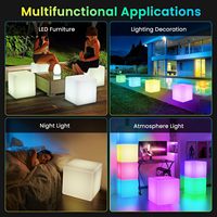 Tavoli Luminosi a LED di Lusso con Logo, Mobili Mobili per Casa, Bar, Patio, Eventi in Discoteca, Decorazione Soggiorno, Piscina