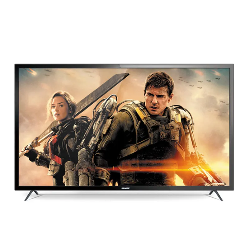 Téléviseur 65 pouces antidéflagrant cadre en alliage d'aluminium argenté android 11 4k uhd lcd led smart wifi tv