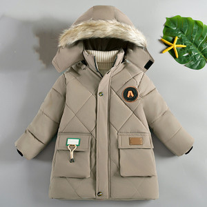 Vêtements d'hiver pour enfants et tout-petits manteau long en duvet pour <span class=keywords><strong>petite</strong></span> <span class=keywords><strong>fille</strong></span> avec vestes en fourrure véritable manteau manteaux pour filles - Product Image 5