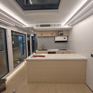 Casa Contenedor <span class=keywords><strong>de</strong></span> Acero Prefabricada <span class=keywords><strong>de</strong></span> Lujo con <span class=keywords><strong>Diseño</strong></span> Moderno y Forma Redonda para Hoteles Resort y Vida en el Jardín - Product Image 3