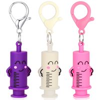 Ouvre-bouteille en forme d'ampoule, seringue, petit article de Zhongshan, porte-clés en caoutchouc souple, cadeau promotionnel et publicitaire créatif de dessin animé