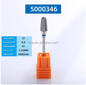 Bor Gerinda karbida Tungsten multifungsi, Kit bor karbida Multi bentuk, edisi Lab gigi untuk memoles & memahat Lab gigi - Product Image 5