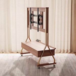 <span class=keywords><strong>Mobile</strong></span> <span class=keywords><strong>TV</strong></span> <span class=keywords><strong>Moderno</strong></span> in Legno Massello Rimovibile con Supporto Girevole per Soggiorno, Appartamento, Hotel, Camera da Letto - Product Image 2