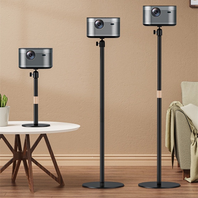 Universal Projector Mount Stand 360 Degree Adjustable Rotating Bracket Height Adjustable Holder Compatible Mini Projector Mount
