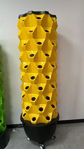 Sistema Idroponico <span class=keywords><strong>per</strong></span> Serra Agricola a 6/8/10 Strati, Torre in Plastica con 8 Fori <span class=keywords><strong>per</strong></span> la Coltivazione di Lattuga e Serbatoio d'<span class=keywords><strong>Acqua</strong></span> - Product Image 3