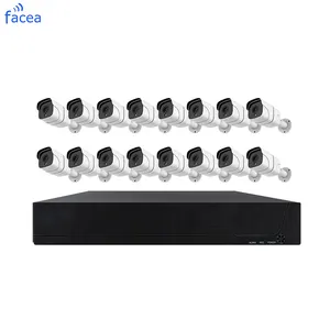Faceacan 16chs 2 דרך אודיו 5mp 4K פנים אדם זיהוי POE אבטחת CCTV מצלמה מודול חיצוני מערכת 4K NVR 5 MP ערכת