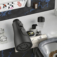 Adaptateur de Robinet Moderne à Buse Rotative à 360° en ABS pour Évier de Cuisine, Pulvérisateur de Robinet à Rotation 360° pour Usage Domestique, Garantie de 5 Ans, Installation Facile sur Site