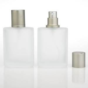 Frosted Glass Spray Bottles 30 50Ml Rectangle <b>Perfume</b> Refill Cosmetic Bottles With Sprayer For Fragrance Storage - Product Image 2