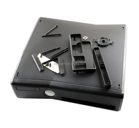 Coque Noire de Remplacement pour Console Xbox 360 S Slim