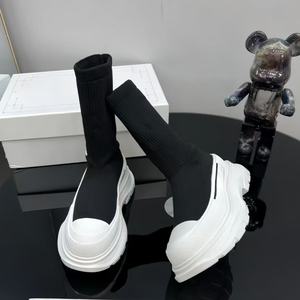 Zapatos de punto con diseño de lujo - color sólido, cómodos, casuales, para caminar al aire libre, para hombres y mujeres - Product Image 3