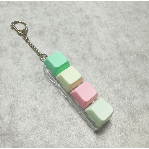 Four-key transparent shell - GD pink series
