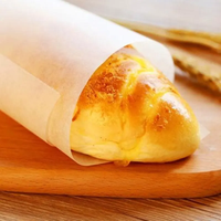 Vente en gros de papier jetable pour petit-déjeuner pain grillé Papier sandwich anti-graisse avec logo personnalisé