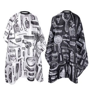 Capa de Salão de Cabeleireiro à Prova d'Água com Logo Personalizado para Corte de Cabelo e Maquiagem com Fecho de Pressão - Product Image 1