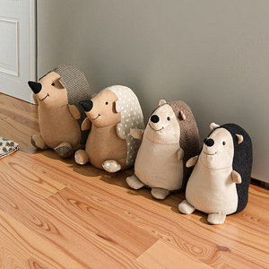 Juguete de peluche para perro con forma de tope de puerta de tela, material de arena fina, estilo escandinavo, montaje en suelo, decorativo, a prueba de viento, barrera anticolisión - Product Image 3