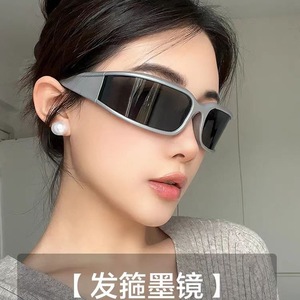 แว่นกันแดดสำหรับปั่นจักรยานแบบเต็มกรอบ UV400 ป้องกันรังสียูวี สไตล์สตรีท แว่นตาอเนกประสงค์ - Product Image 5