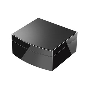 Glossy Piano Lacquer <b>Watch</b> Box Single Slot Luxury Wooden Jewelry Storage <b>Case</b> Red Velvet Lining Custom Gift Packaging - Product Image 5