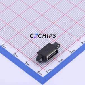 HYCW145-USBC06-141B USB Connector SMD Connector ( Connector Type: Type-C )( Gender: Female )( Mounting Type: Horizontal Mount ) - Product Image 1