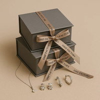 Boîte à bijoux en carton rigide avec logo personnalisé, emballage pour bijoux, boîte à bijoux, cajas para joyas pour les petites entreprises