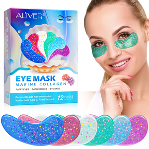 ALIVER Natural Pearl Eye Patches <span class=keywords><strong>Anti</strong></span>-âge <span class=keywords><strong>Rides</strong></span> Marine Collagène Hyaluronique Sous <span class=keywords><strong>Les</strong></span> <span class=keywords><strong>Yeux</strong></span> <span class=keywords><strong>Masque</strong></span> <span class=keywords><strong>Pour</strong></span> <span class=keywords><strong>Les</strong></span> Cernes Et <span class=keywords><strong>Les</strong></span> Poches - Product Image 1