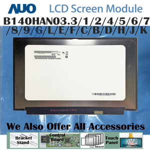 หน้าจอแล็ปท็อป LCD ใหม่ ขนาด 14.0 นิ้ว ความละเอียด 1920x1080 แบบไม่มีระบบสัมผัส FHD โมดูลหน้าจอ EDP 30 พิน 92% SRGB รุ่น B140HAN03.3/1/2/4/5/6/7/8/9/G/L/E/F/C/B/D/H/<span class=keywords><strong>J</strong></span>/K - Product Image 1