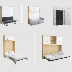 Telaio per Letto a Scomparsa Deluxe Verticale Fai-da-Te in Legno con Meccanismo Estraibile - Product Image 6