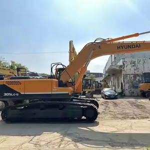 Excavadora Hyundai 305 305-9T 220-9S Usada de 30 Toneladas, Fabricada en Corea, Excavadoras Hidráulicas Grandes de Segunda Mano en Venta - Product Image 1