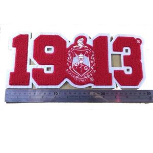 En gros Personnalisé Sororité AKA ZPB Delta Singma OPP PBS KAP APA Chenille Brodé Fer sur Patch Pour Vêtements - Product Image 2