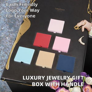 Cajas de Joyería de Lujo Ecológicas al por Mayor, Cartón Ultrafino con Cierre y Asa, Impresión de Logotipo Personalizado para Regalos y Relojes - Product Image 2