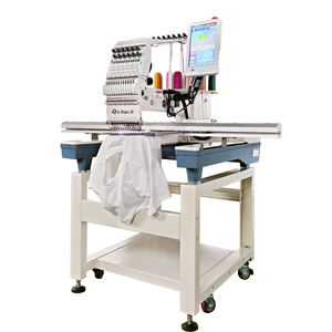 Machine à broder automatique à tête unique haute vitesse 1200 tr/min Gensen Factory pour casquettes plates et chemises - Product Image 4