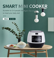 Autocuiseur Électrique Intelligent Portable 3L avec Cuve Intérieure en Argile Violette, Antiadhésif, Commande Tactile Numérique, Appareil de Cuisine Domestique, Meilleure Vente