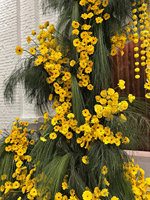 Décoration murale en guirlande de fleurs artificielles pour Noël, la remise des diplômes, la Saint-Valentin, décoration intérieure, vente en gros