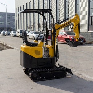 Mini-excavatrice sur chenilles compacte de 1 tonne avec pompe, livraison gratuite, garantie 1 an, pour la pose de petits canalisations et le défrichement de terrains - Product Image 5