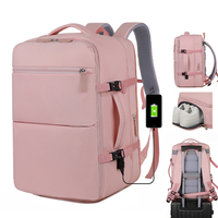 Sac à dos d'affaires multifonctionnel étanche pour ordinateur portable 16,5 pouces, personnalisable avec logo, style professionnel, vente en gros