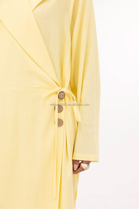 Willson Islamische Damenkleidung Locker Sitzendes Maxikleid Lässiges Outfit Eleganter Blazer Übergroßer Atmungsaktiver Mantel - Product Image 6