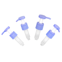 Pompe en plastique anti-fuite de 4,5 cc pour sérum facial et lotion cosmétique, flacons de soin de la peau