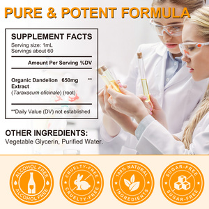 SOLOTREE Gocce di Radice di Tarassaco 60mL, Integratore Alimentare Liquido Erboristico per il Supporto del Fegato, Senza Glutine, Vegano, per Uso Privato - Product Image 2
