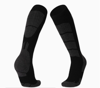 Chaussettes en laine mérinos tricotées épaisses pour l'hiver, séchage rapide, antidérapantes, résistantes à l'usure pour le ski et la neige