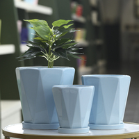 Pot de fleurs suspendu d'intérieur en céramique chinoise rose, sculpté à la main, durable, auto-arrosant, léger, écologique, avec trou de drainage pour jardin