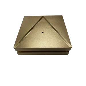 Piezas de aleación de aluminio anodizado YX con acabado arenado para componentes de maquinaria metálica - Product Image 1