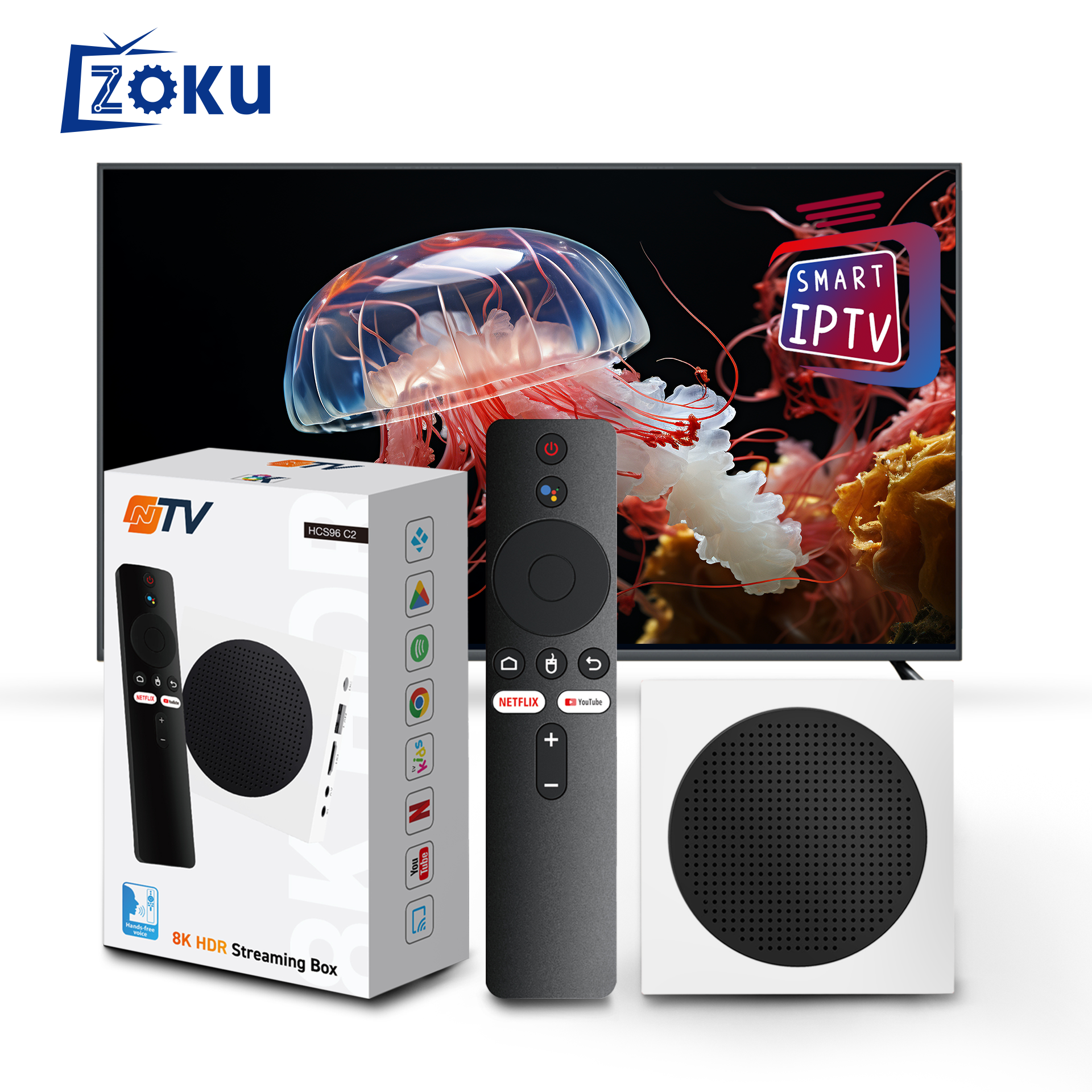 kino　2個セットx3組 ZOKU C2 Android 9 Amlogic H318 2GB RAM 16GB ROM Set-Top Box