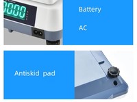 Balance électronique LCD haute précision 0,001 g, balance numérique de laboratoire avec affichage double face, OEM