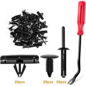 Nouveaux clips de fixation automatiques en plastique, 60 pièces, pour Jeep Wrangler, pour réparation et remplacement - Product Image 1