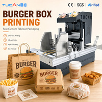 Solution d'impression directe en une seule passe pour les emballages en papier kraft pour boîtes à pizza, utilisant une tête d'impression HP A3 avec encre pigmentée