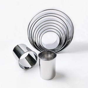 ชุดแม่พิมพ์เค้กสแตนเลสแบบใช้แล้วทิ้ง 10 ชิ้น เป็นมิตรกับสิ่งแวดล้อม สำหรับเค้กขนาด 7-25 ซม. พร้อมท็อปเปอร์รูปตัวอักษรและตัวเลข บรรจุในกล่อง - Product Image 6