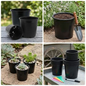 Fabricant vietnamien de pots de jardin moulés par injection |   Conteneurs de pépinière durables de grande capacité et décoratifs minimalistes - Product Image 4