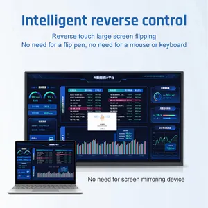 Machine tout-en-un d'enseignement de 75 pouces Machine tactile multimédia Machine de tableau blanc intelligent de vidéoconférence