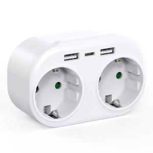 Enchufe Eléctrico Europeo con Interruptor de Encendido/Apagado, 2 Pines, 4.8mm, Adaptador Estándar Europeo, Enchufe de Expansión, Convertidor de Enchufe de Extensión de Energía - Product Image 1