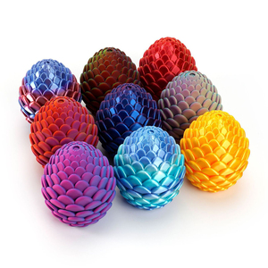 Vashine 3D in tùy chỉnh rồng trứng đầy màu sắc PLA Sáng Tạo Doanh di chuyển hành động hình đồ chơi trẻ em động vật khủng long toi Quà Tặng - Product Image 5
