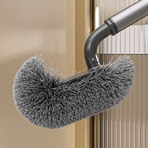 Toilet Brush Holder Wall Mount Rectangular Minimalist Easy To Clean Bathroom Home Use - Product Image 3
